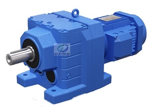 R helical gearbox motor 